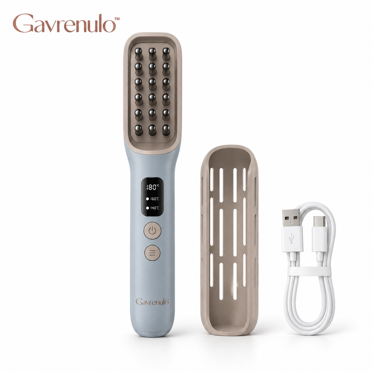 Gavrenulo™ Mini Straightener Brush